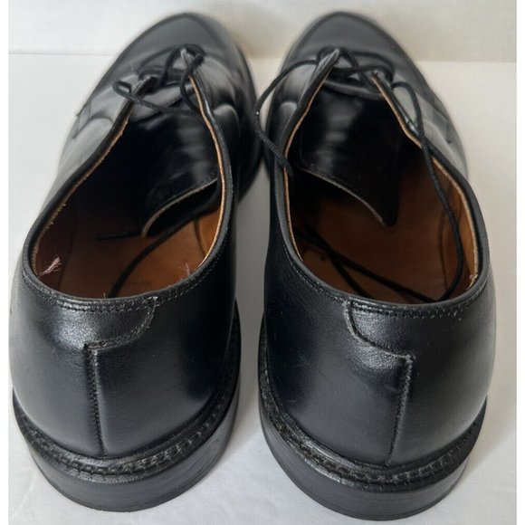 Allen Edmonds Seneca men\'s Black Leather split toe dress shoes, 12 D Mint! main image 8